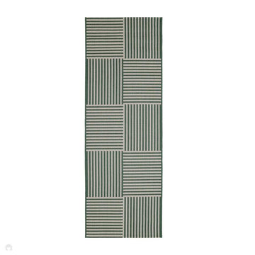 County Multi Stripe Green In-Outdoor Flatweave Runner-Melrose-Rug Love - The Most Loved Rug Store